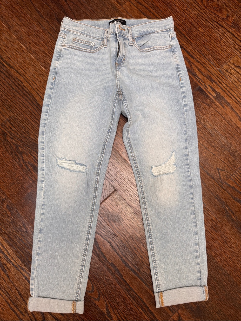 Banana Republic Light Blue Girlfriend Jeans
